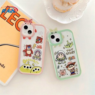 เคสซิลิโคนนิ่ม ลายหมีสตรอเบอร์รี่ สําหรับ OPPO A17 A57 2022 A15 A16 A16K A54 A53 A12 A5S A7 A3S A11k A31 A52 A92 A94 A93 A37 F9 A1K Reno 5 A76 A96 A36