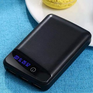 18650 DIY กล่องเคสแบตเตอรี่สํารอง 3USB หน้าจอ LCD DIY