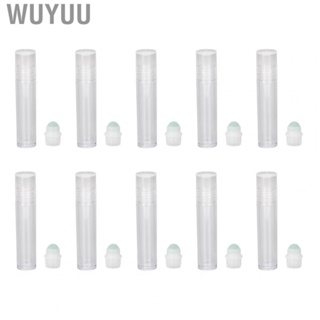 Wuyuu Essential Oil Roller Bottle  Portable 10pcs 7ML Refillable Empty Perfume Roll On for Office