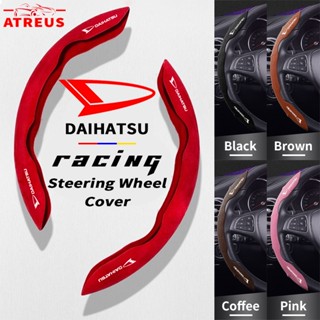 Daihatsu ปลอกหนังหุ้มพวงมาลัยรถยนต์ กันลื่น ดูดซับเหงื่อ สําหรับ Mira Delta Avy Ayla Sirion Feroza Charade Move Hijet