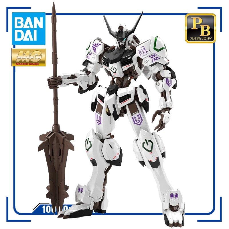 BANDAI PB MG 1/100 Chinese Limit ASW-G-08 Gundam Barbatos Ver. Xuanwu Assembly Model Action Toy Figures Gift