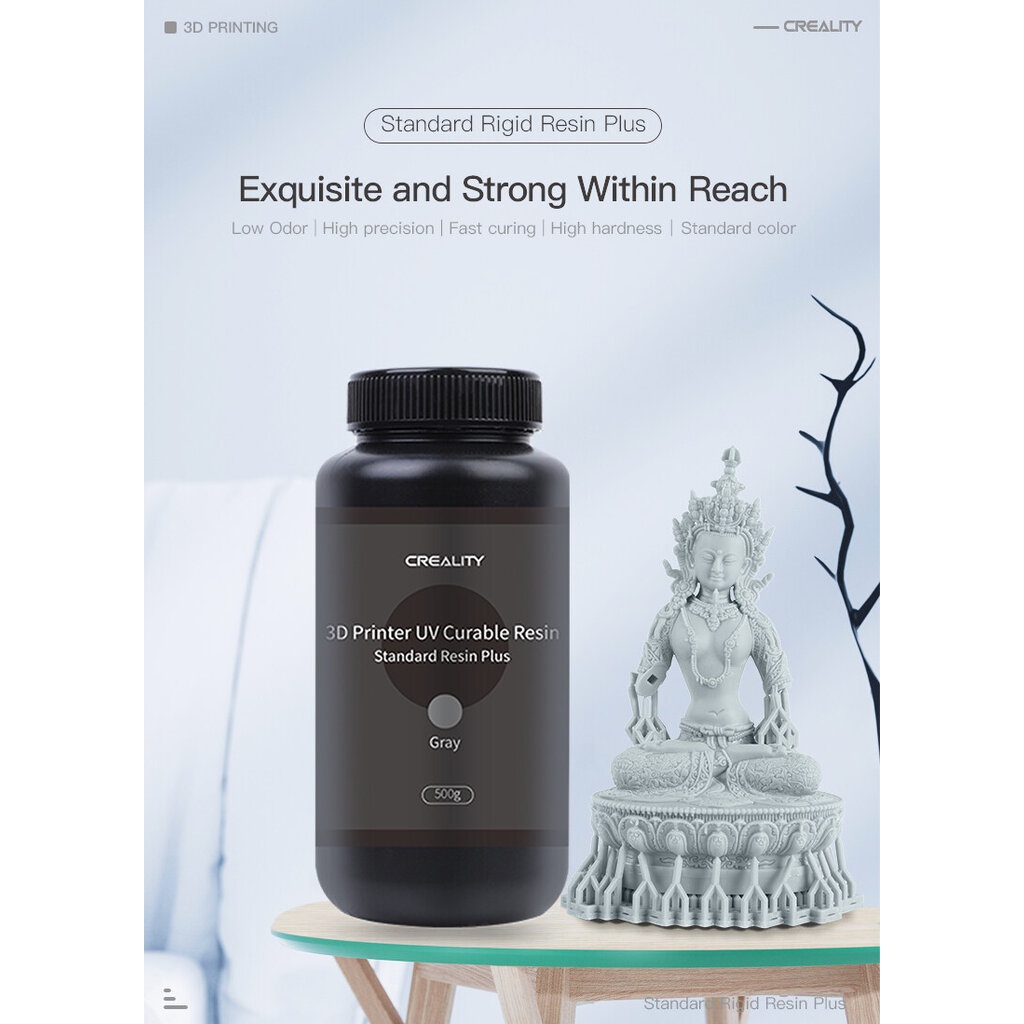 Creality 3D Resin Standard Resin PLUS น้ำยาเรซิ่น สำหรับเครื่องพิมพืมพ์ 3D