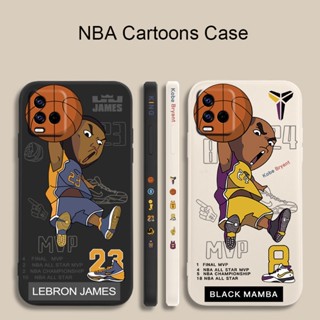 เคสโทรศัพท์มือถือ ซิลิโคน ลายการ์ตูน NBA KOBE James สําหรับ Vivo Y33 Y21S Y21 Y11 Y15 Y17 Y19 Y30 Y95 Y93 Y91C Y91 Y50 Y31 Y51 Y7S Y1S S1 Pro