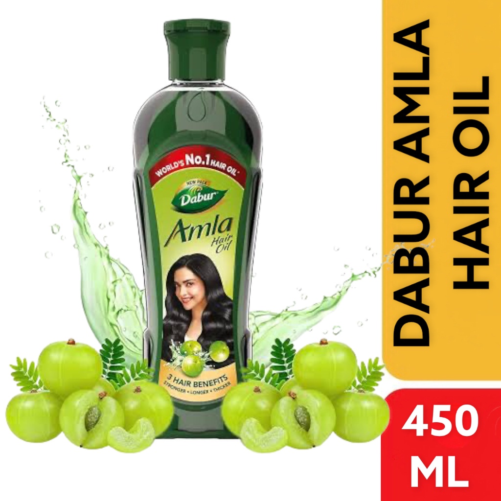 Dabur Amla Hair Oil 180 ml / 450 ml (น้ำมันหมักผม).