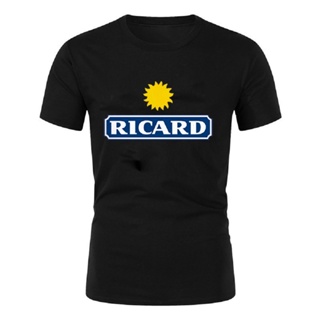 FUNKO เสื้อยืดแขนสั้นลําลอง พิมพ์ลายกราฟฟิค Ricard สไตล์ฮาราจูกุ สําหรับผู้ชาย