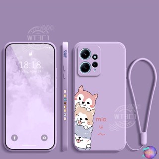 เคส Redmi Note 12 Note 12 5G Note 12 pro Note 12 pro+ Note 11 11s 11 pro 10 pro โทรศัพท์มือถือ แบบนิ่ม ลายสัตว์เลี้ยงน่ารัก สําหรับ(3GG)