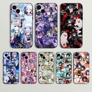 เคสโทรศัพท์มือถือแบบนิ่ม ลาย Genshin Impact สําหรับ OPPO A55 A57 A59 A59S A74 A77 A77S A95