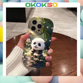 เคสมือถือ แบบนิ่ม ลายการ์ตูนแพนด้าน่ารัก ขอบโค้ง กันกระแทก สําหรับ OPPO Reno9 Reno8 Reno7pro reno6 7z 8T 5 R17 A53 A9 2020 4Z 5G F11 A78 A77