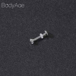 Bodyace แผ่นซิลิโคนเจาะร่างกาย ยืดหยุ่น ป้องกัน Hyperplasia สําหรับยึดลิ้น ต่างหู กระดูกอ่อน 10-200 ชิ้น