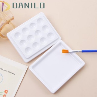 Danilo จานผสมสีทาเล็บ 12 ช่อง สไตล์ญี่ปุ่น สําหรับตกแต่งเล็บ DIY