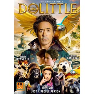 หนัง DVD ออก ใหม่ Dolittle 2020 ด็อกเตอร์ ดูลิตเติ้ล (เสียง ไทย/อังกฤษ ซับ ไทย/อังกฤษ) DVD ดีวีดี หนังใหม่