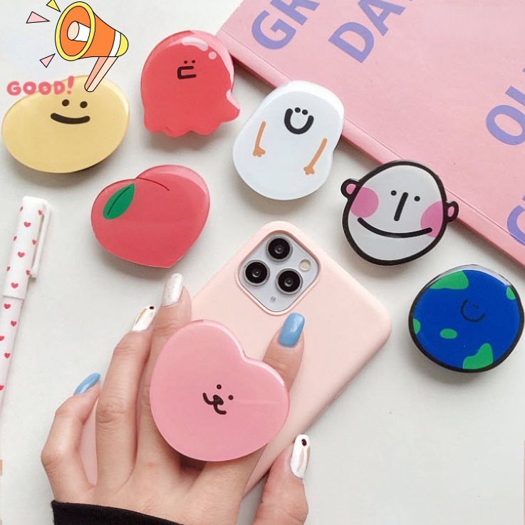 ซื้อ กริ๊ปต็อก ลายการ์ตูน Giptok Griptok Popsocket กริ๊บต๊อก ที่ติดหลังมือถือ ตัวป๊อปติดมือถือ กริ๊ปต็อก