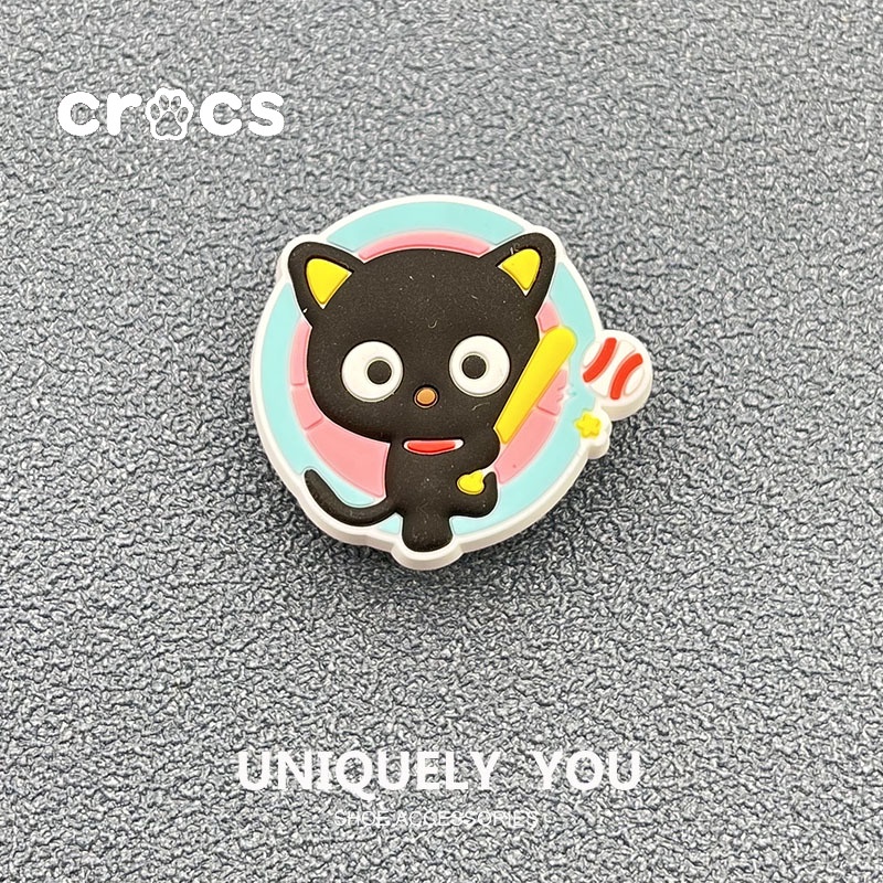 ใหม่ Crocs jibbitz หัวเข็มขัดรองเท้า Sanrio ซีรีส์รูรองเท้าดอกไม้ Crocs เสน่ห์การ์ตูนแอนิเมชั่นรองเท้าหัวเข็มขัดรองเท้าแตะอุปกรณ์เสริม