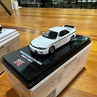 โมเดลรถยนต์ 1: 64 Nissan GTR R33 INNO mines Saitama County Police ของเล่นสะสม สําหรับเด็ก