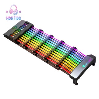 Jonsbo PSU สายเคเบิลต่อขยาย RGB สะพานสายรุ้ง สําหรับสายซิมโฟนี ATX 24Pin 5V RGB M/B SYNC