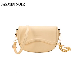 Jasmin NOIR กระเป๋าสะพายไหล่ กระเป๋าถือ หนัง PU ขนาดเล็ก แฟชั่นสําหรับสตรี