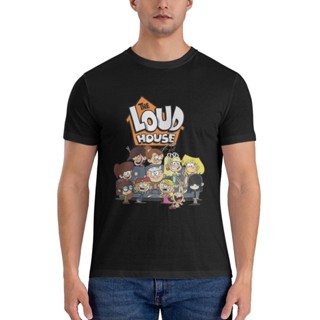 เสื้อยืด พิมพ์ลาย Nickelodeon The Loud House แฟชั่นสําหรับผู้ชาย