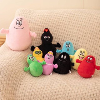 ตุ๊กตาการ์ตูนอนิเมะ Barbapapa สีสันสดใส ของเล่นสําหรับเด็ก