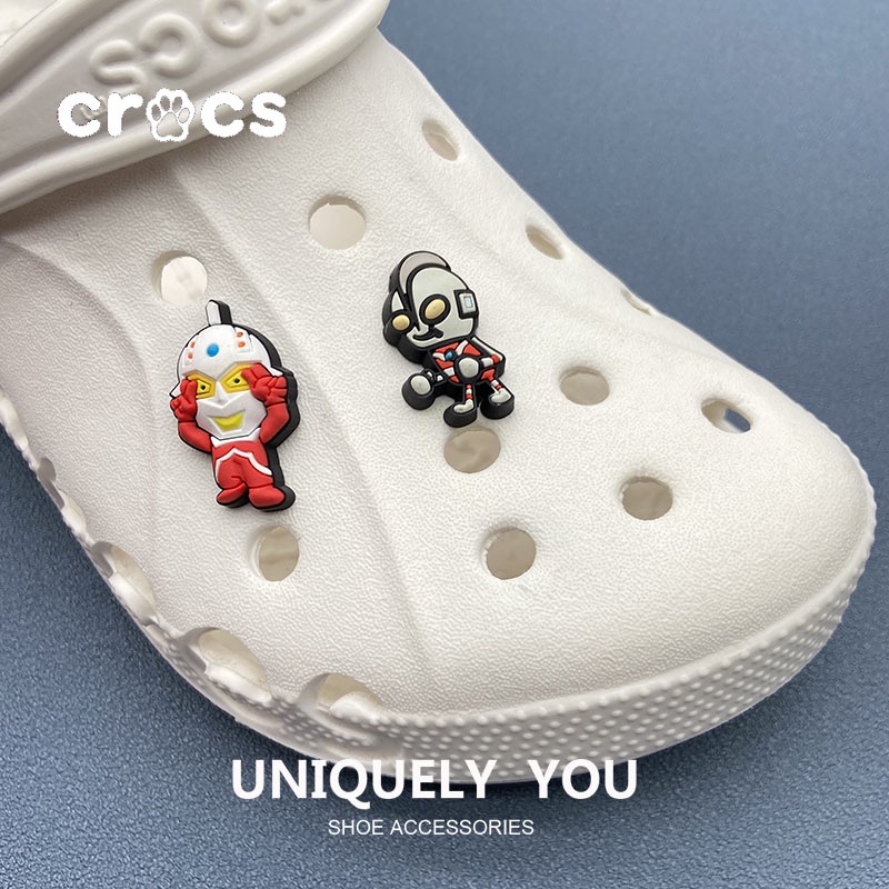 Crocs jibbitz หัวเข็มขัด รูปการ์ตูนดอกไม้ สําหรับตกแต่งรองเท้าแตะ DIY