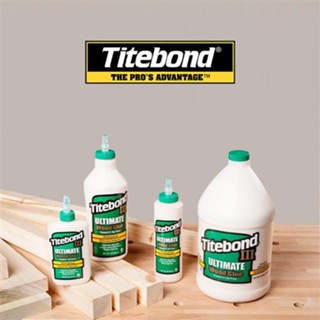 เทปและกาว กาวงานไม้ Titebond ทนน้ำ สำหรับงานภายนอก/ภายใน สูตร 3 (สีเขียว) Titebond III Ultimate Wood Glue