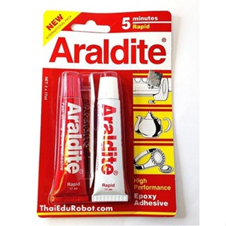 เทปและกาว กาวอาราไดท์ ARALDITE กาวอีพอกซ์ซี่แบบผสม (สีใส)