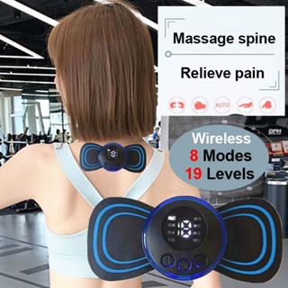 HIGH-END MINI MASSAGE MACHINE Rechargeable Mini Electric Neck Massager Cervical Shoulder Body Massager Muscle Pain