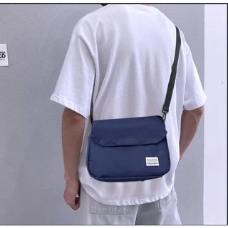 (HB-624) กระเป๋าสะพายข้าง ผ้าแคนวาสแฟชั่น ผู้ชาย งานสวย ใส่ของได้เยอะ