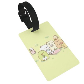 Sumikkogurashi ป้ายแท็ก PVC ป้ายชื่อ บัตรประจําตัว กระเป๋าเดินทาง สําหรับผู้หญิง ผู้ชาย เด็กผู้หญิง