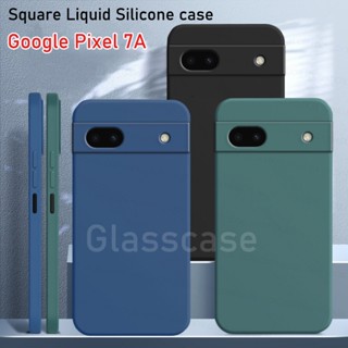 เคสซิลิโคนนิ่ม ทรงสี่เหลี่ยม กันกระแทก สําหรับ Google Pixel 7 6 Pro 7A 6A 7Pro Pixel7 A Pixel7A 2023