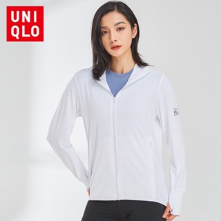 Uniqlo UPF50+ เสื้อคลุมกันแดด มีฮู้ด ระบายอากาศ ป้องกันรังสียูวี สําหรับผู้ชาย และผู้หญิง SPF50+