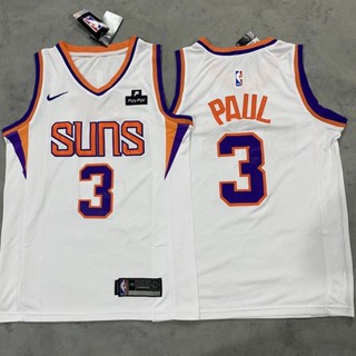 Paul No. คลาสสิก เสื้อกีฬาบาสเก็ตบอล พลังงานแสงอาทิตย์ ปักลาย NBA สีรุ้ง มี 3 ชิ้น 771018