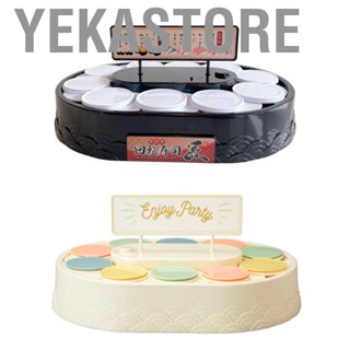 Yekastore Rotating Cupcakes Machine Automatic Rotating Display Table Swing Tray for Kids Birthday Party Gifts