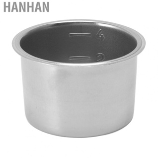 Hanhan Stainless Steel Coffee Filter 4 Cups Non Pressurized 1 Layer 51mm Coffee Filter  Multi Holes for Shop