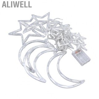 Aliwell Star Moon Curtain String Lights Romantic Ambience  Powered 126  New