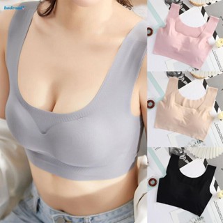 【HODRD】Women Bra Bralette Yoga Brassiere Breathable Comfortable Crop Gym Push Up【Fashion】