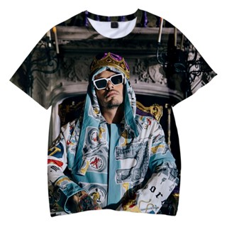 J Balvin เสื้อยืด เสื้อสตรีท สไตล์ฮาราจูกุ สําหรับผู้ชาย