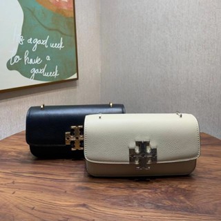 Tory Burch Eleanor Series กระเป๋าสะพายไหล่ สะพายข้าง หนังลิ้นจี่ ขนาดเล็ก สองสี