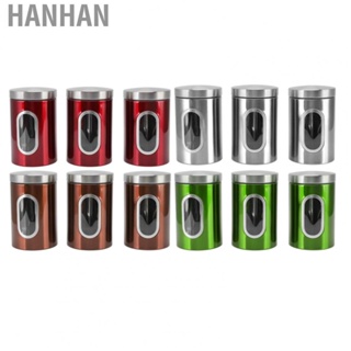 Hanhan Storage Jars Stainless Steel Reusable Convenient Compact Durable Wearabl US