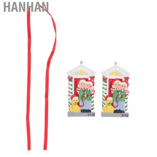 Hanhan Christmas Tree Ornament Weather Resistant Hand Painted Resin Pendant Dec For US