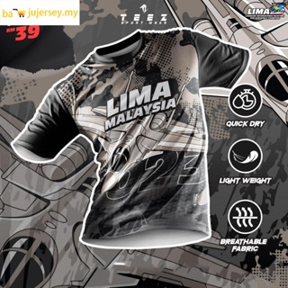 เสื้อยืดแขนสั้น พิมพ์ลาย BAJU JERSI LIMA LANGKAWI SUBLIMATION สําหรับผู้ชาย และผู้หญิง