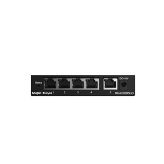 RUIJIE RG-ES205GC 5-Port Gigabit Smart Cloud Mananged Non-PoE Switch