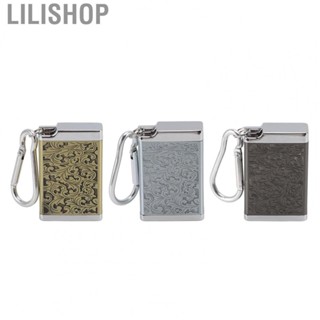 Lilishop Portable   Ash Box Aluminum Alloy with Carabiner for Office Room