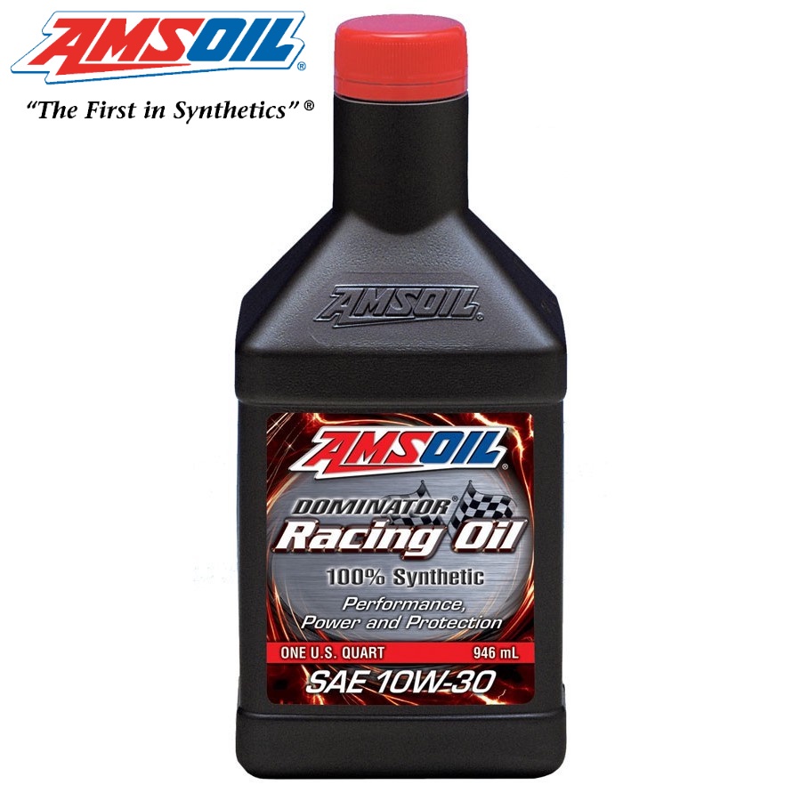 RD30-QT AMSOIL DOMINATOR SYNTHETIC 10W-30 RACING OIL 1QT
