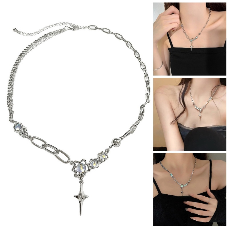 ที่ดีที่สุดไม่สม่ําเสมอคริสตัลChoker Egirlคอสร้อยคอผู้หญิงเครื่องประดับอุปกรณ์เสริม