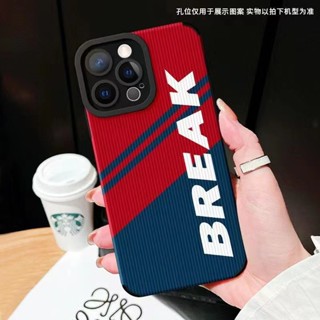 เคสโทรศัพท์มือถือหนังแกะ แบบนิ่ม กันกระแทก สีแดง สีฟ้า สําหรับ Iphone 11Pro MAX 14 PRO MAX 11 12 13 6 7 8plus XR Xmax