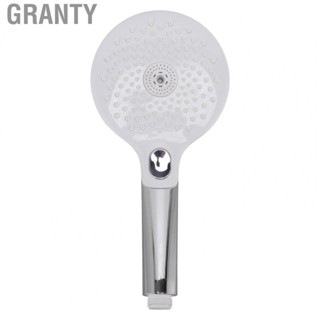 Granty Shower Head  Silicone 3 Function Button Comfortable Grip Bathing Showerhead  for Gym