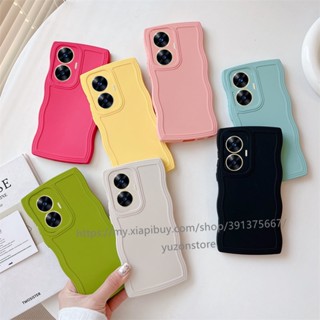 พร้อมส่ง เคสโทรศัพท์มือถือ ซิลิโคนนิ่ม กันกระแทก ลายคลื่น สําหรับ Realme C55 C35 C33 C30 10 Pro Pro+ 9 Pro+ 9i 4G 5G เคส Phone Case