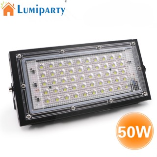 Lumiparty ไฟสปอตไลท์ Led 50w Ip65 กันน้ํา Ac 220v สําหรับกลางแจ้ง