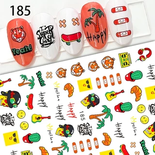 สติกเกอร์ ลายการ์ตูนดิสนีย์ มิกกี้เมาส์ 3D สําหรับติดตกแต่งเล็บ