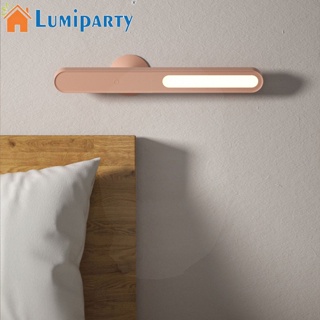 Lumiparty โคมไฟตั้งโต๊ะ Led ทรงเรขาคณิต ฐานแม่เหล็กดูดคู่ ปรับความสว่างได้ 3 ระดับ ชาร์จ Usb